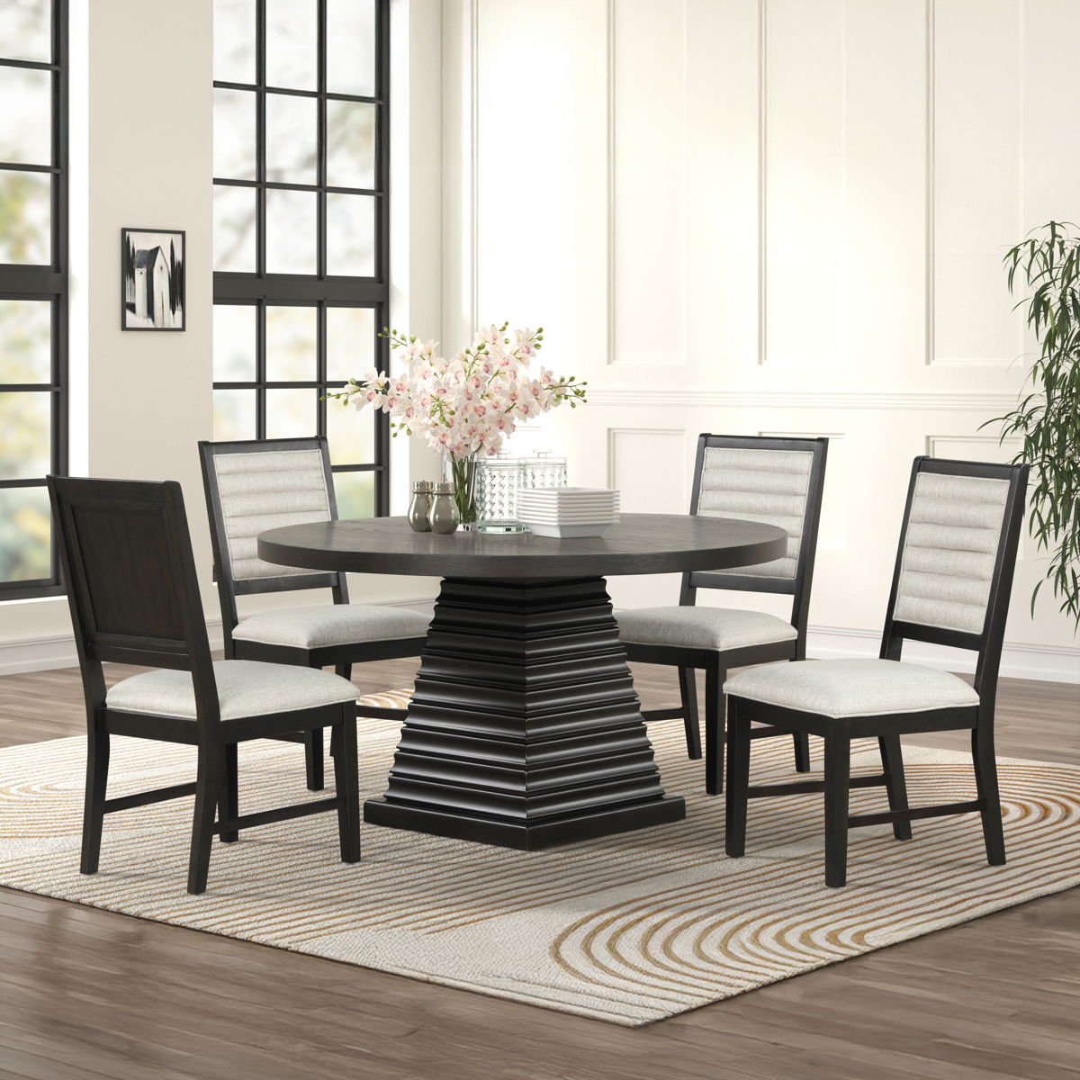 Plateau - 54" Round Dining Table Set - Image 3