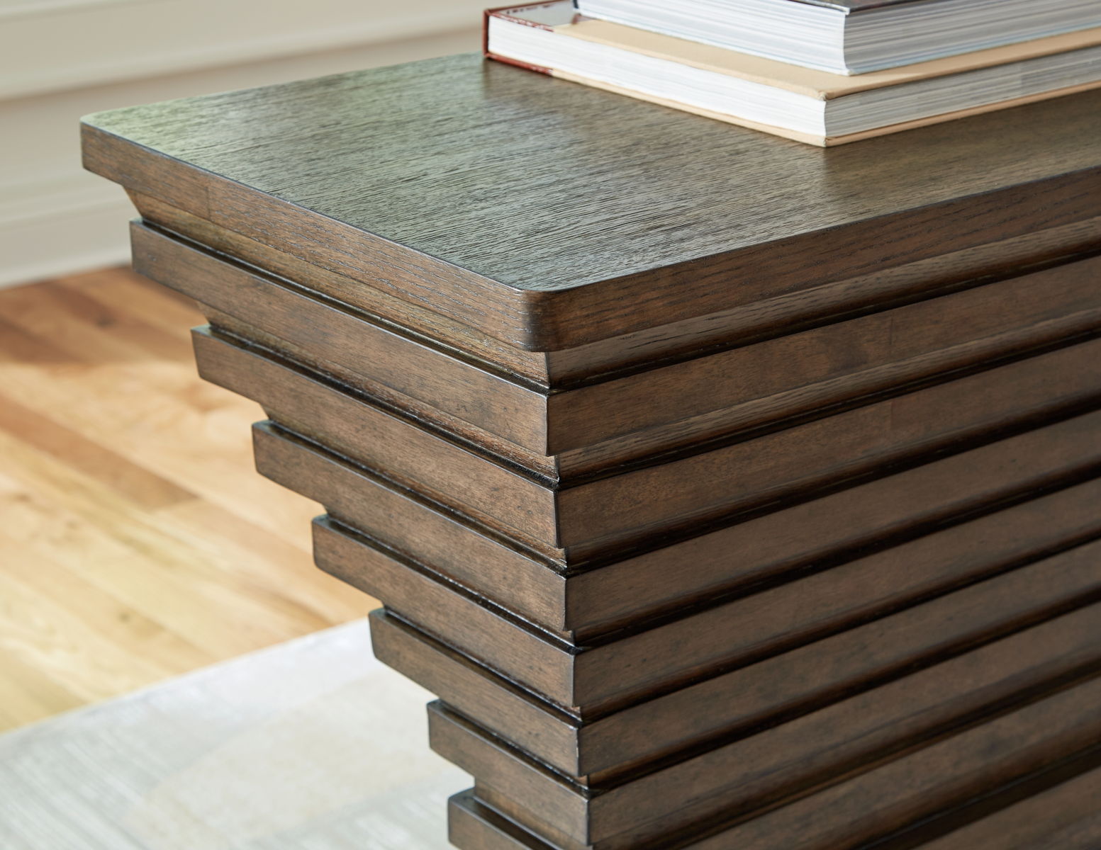 Hannodream - Sofa Table - Warm Brown - Image 2