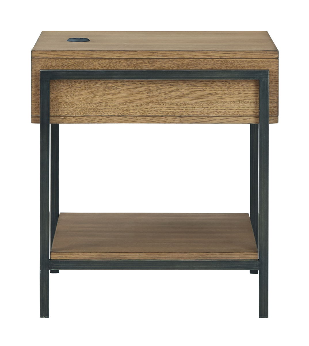 Fridley - Rectangular End Table - Brown / Black - Image 5