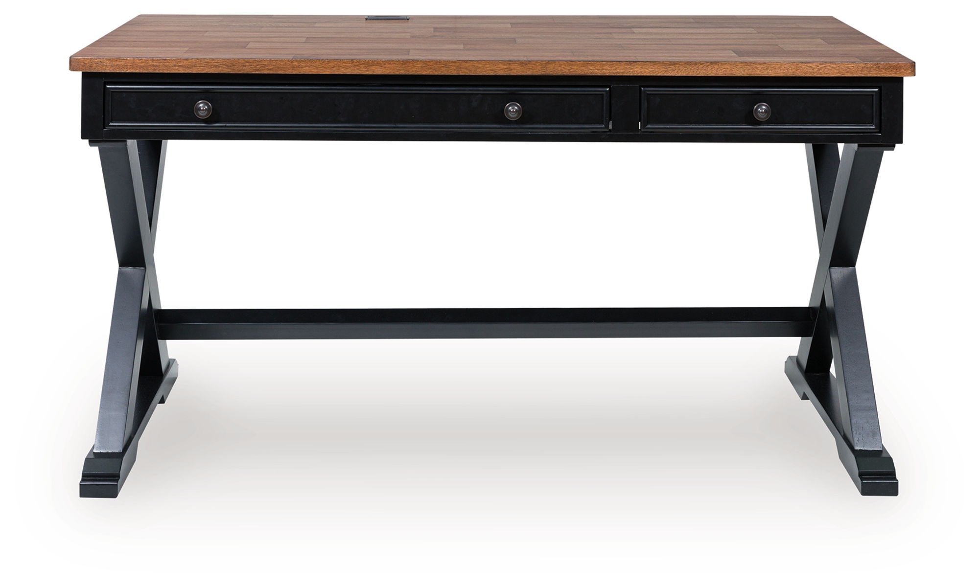 Wildenauer - Home Office Desk - Brown / Black - Image 4
