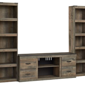 Trinell - 3-Piece Entertainment Center - Brown