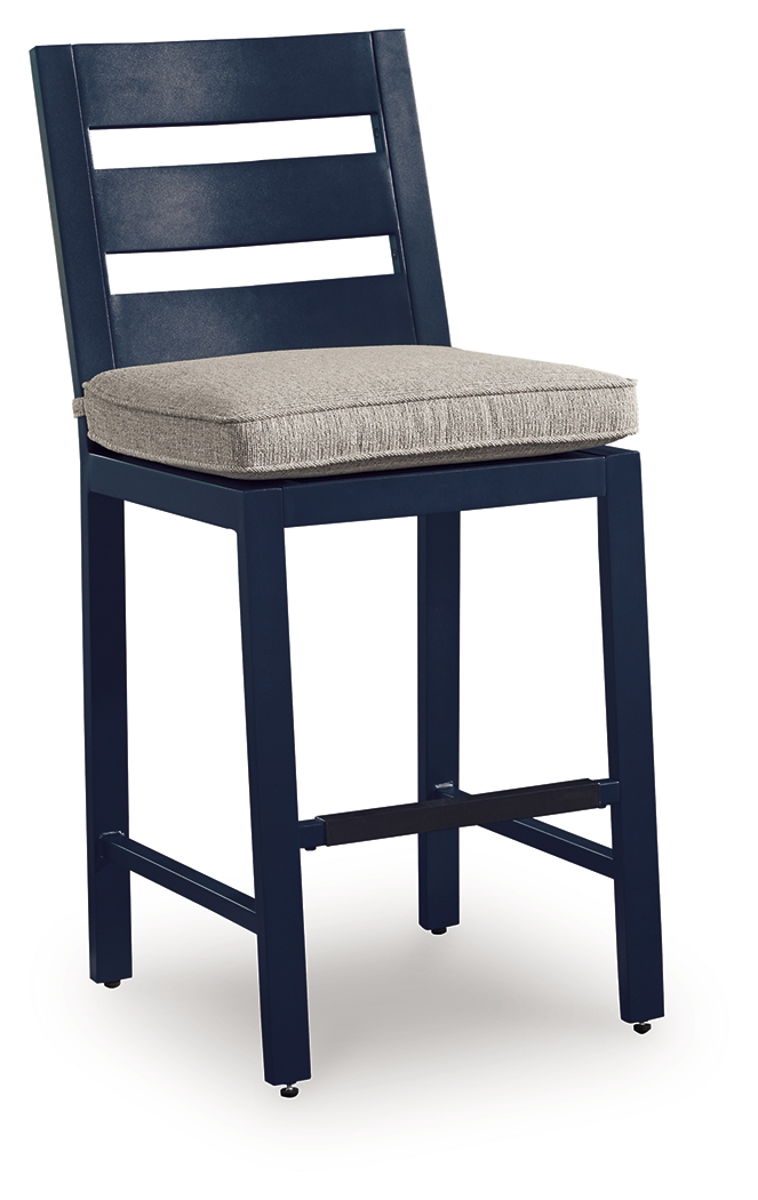 East Beach - Barstool (Set of 2) - Blue - Image 2