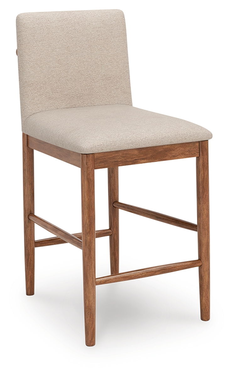 Isanti - Upholstered Barstool (Set of 2) - Light Brown - Image 6