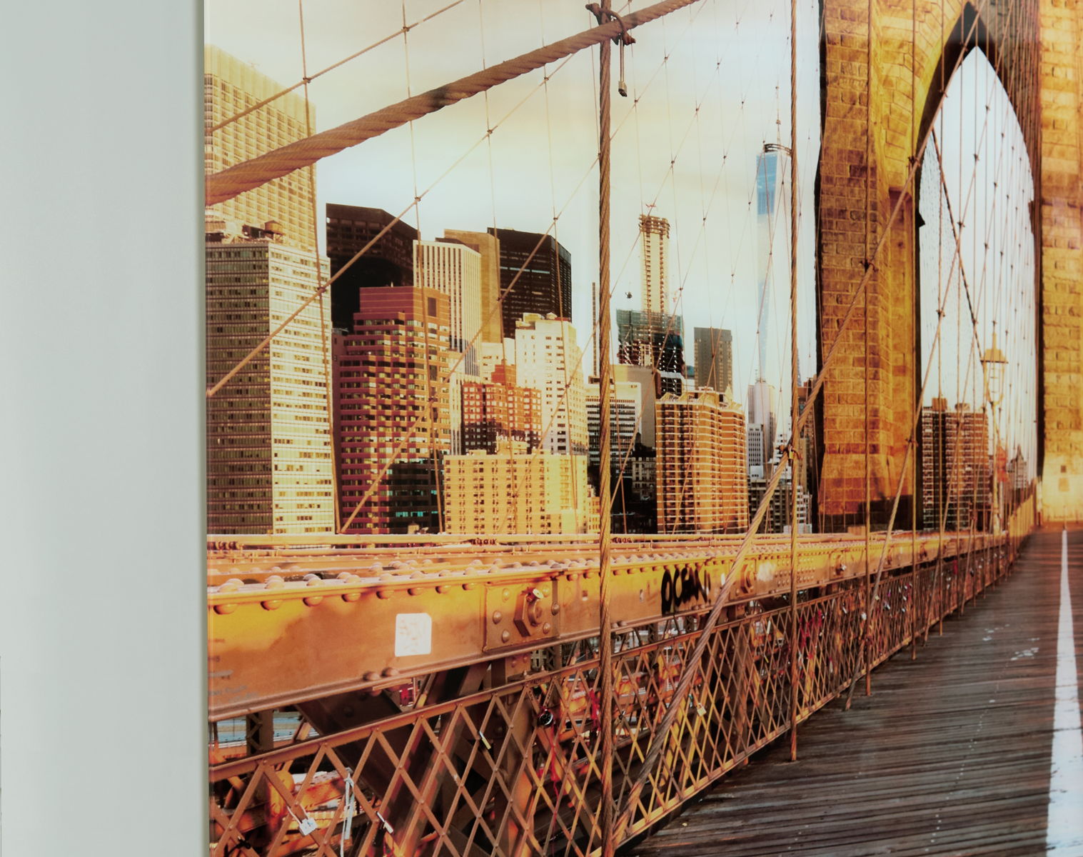 Shayward - Wall Art - Blue / Amber - Image 3