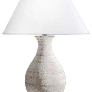 Ashbend - Ceramic Table Lamp - Antique White