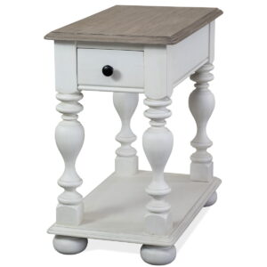 Jameson - Chairside Table - White