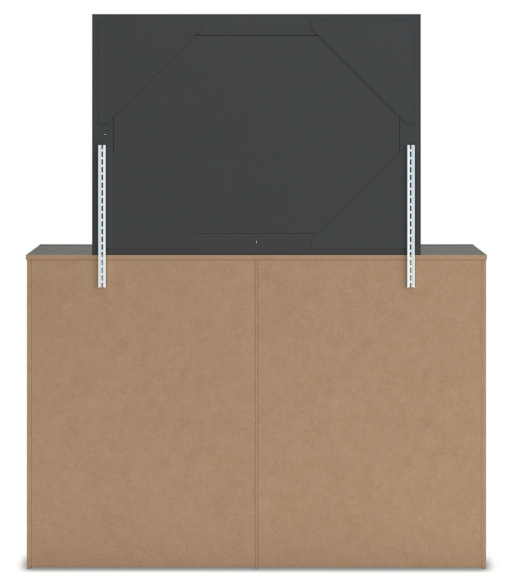 Fraluna - Dresser And Mirror - Charcoal - Image 2