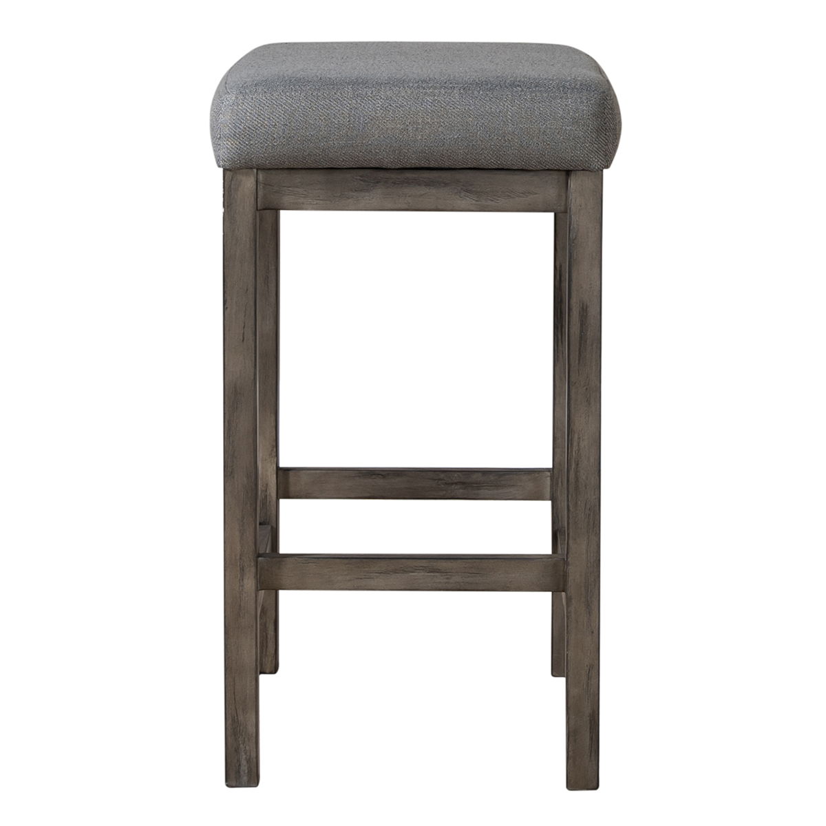 Hayden Way - Upholstered Console Stool - Gray - Image 4