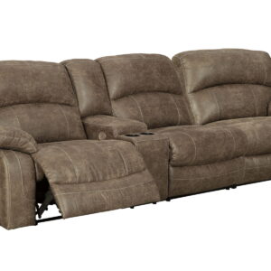 Segburg - 2-Piece Power Reclining Sectional - Driftwood