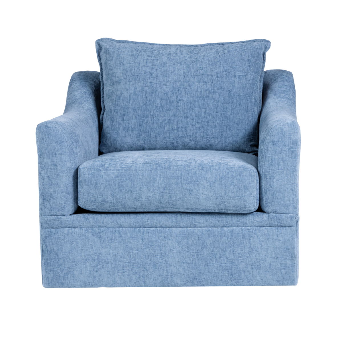 Sylvie - Swivel Chair - Blue Slate - Image 7