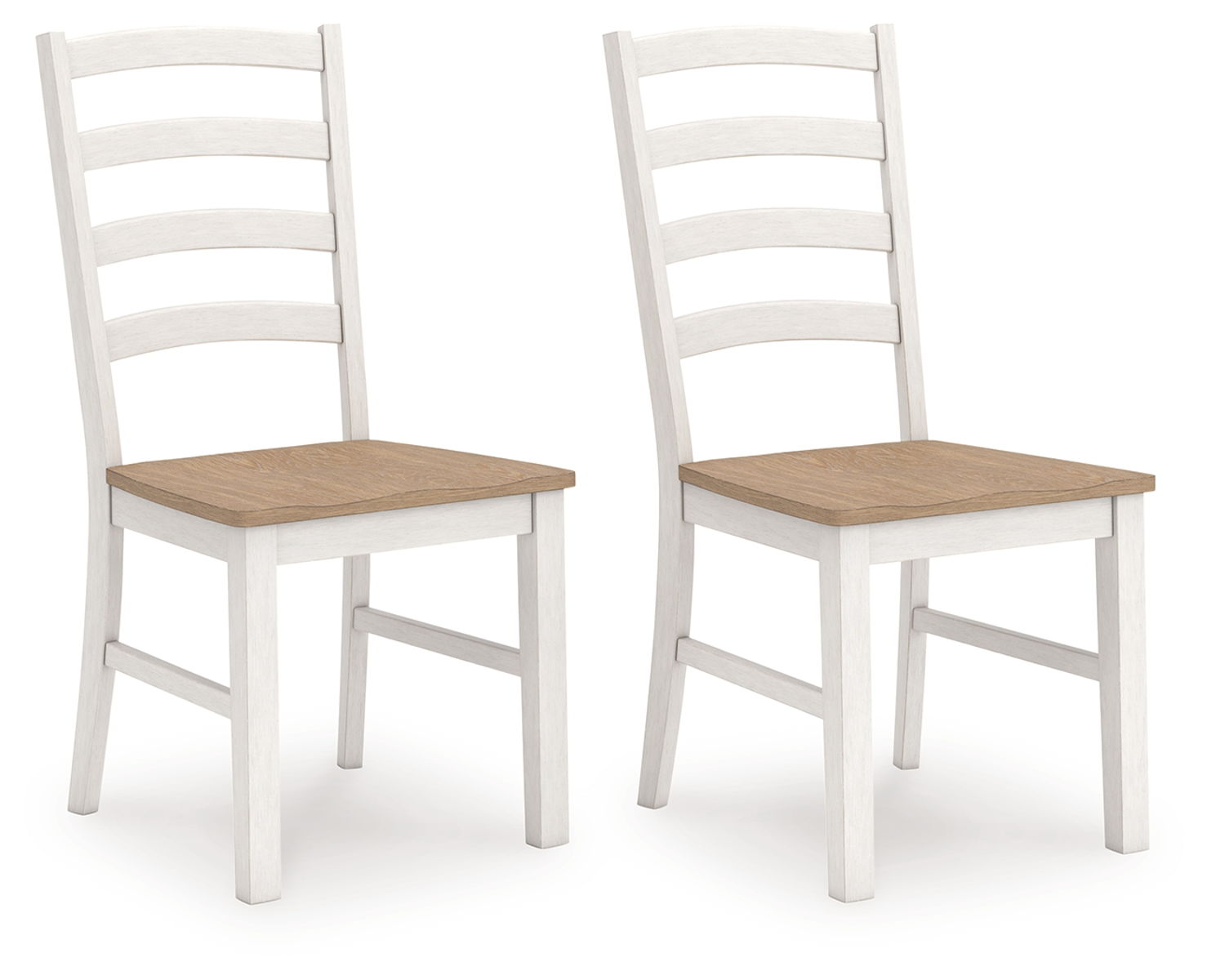 Purlaney - Dining Room Side Chair (Set of 2) - Antique White / Natural - Image 2
