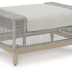 Seton Creek - Ottoman With Cushion - Gray