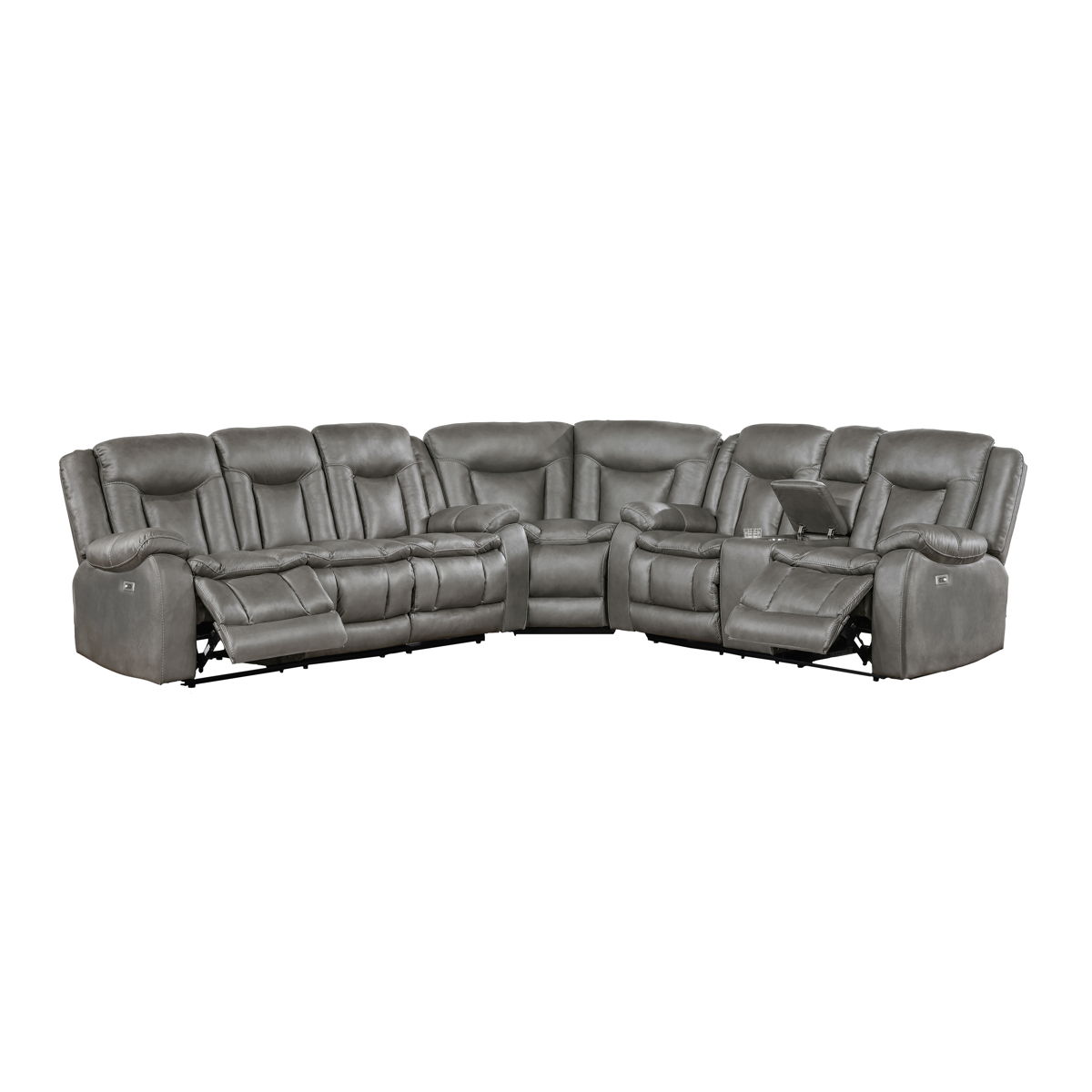 Morello - 3 Piece Manual Sofa/Loveseat/Wedge - Image 9
