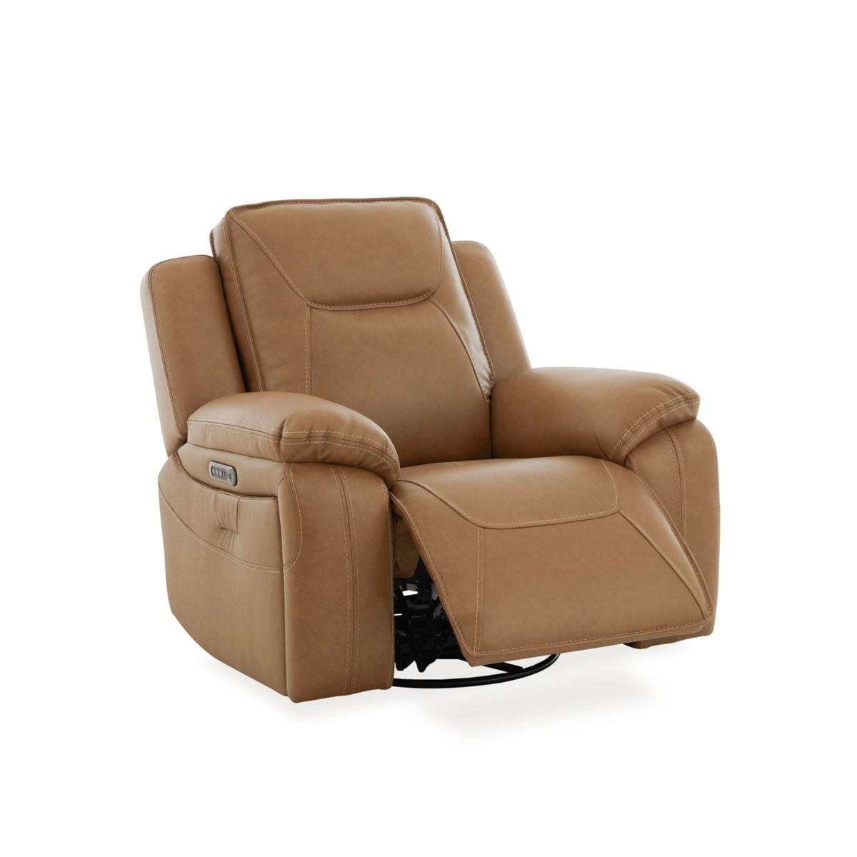 Callihan - Swivel Glider Recliner P3 - York Butternut - Image 5