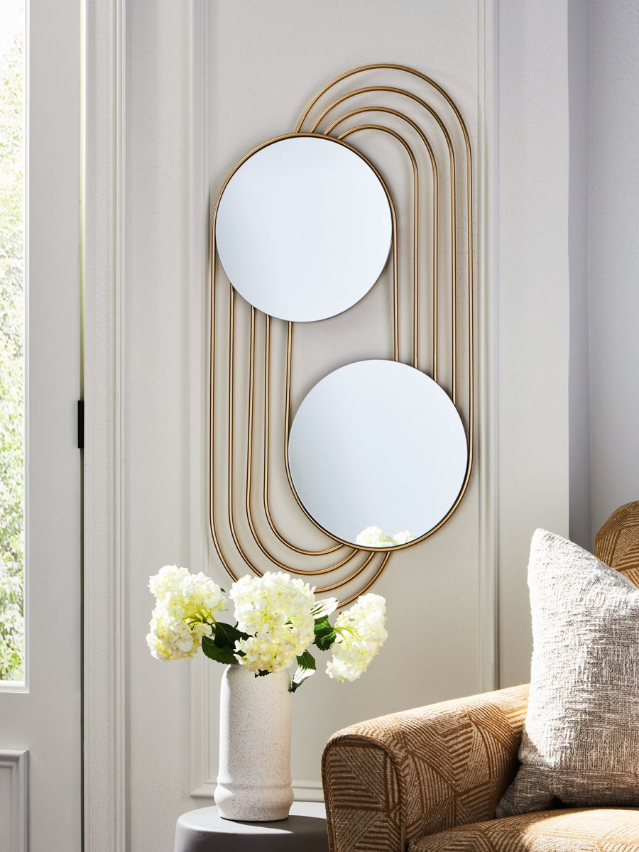 Warrenley - Accent Mirror - Gold Finish - Image 6