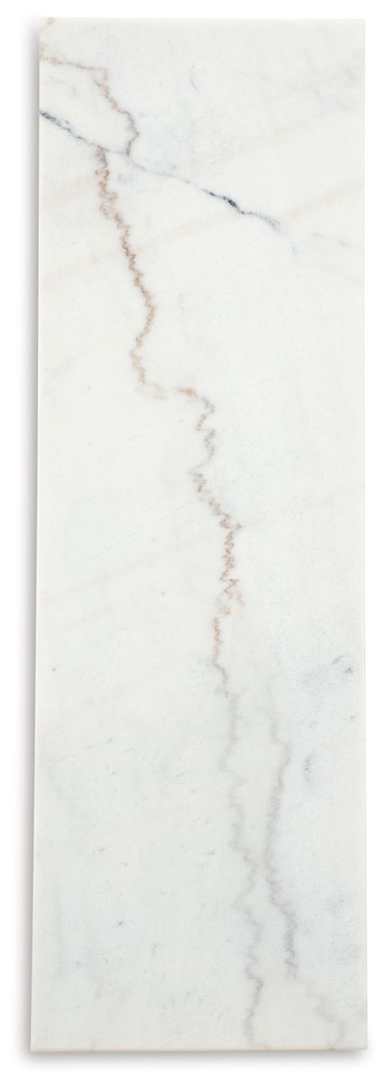 Burkhaus - Sofa Table - White / Dark Brown - Image 3