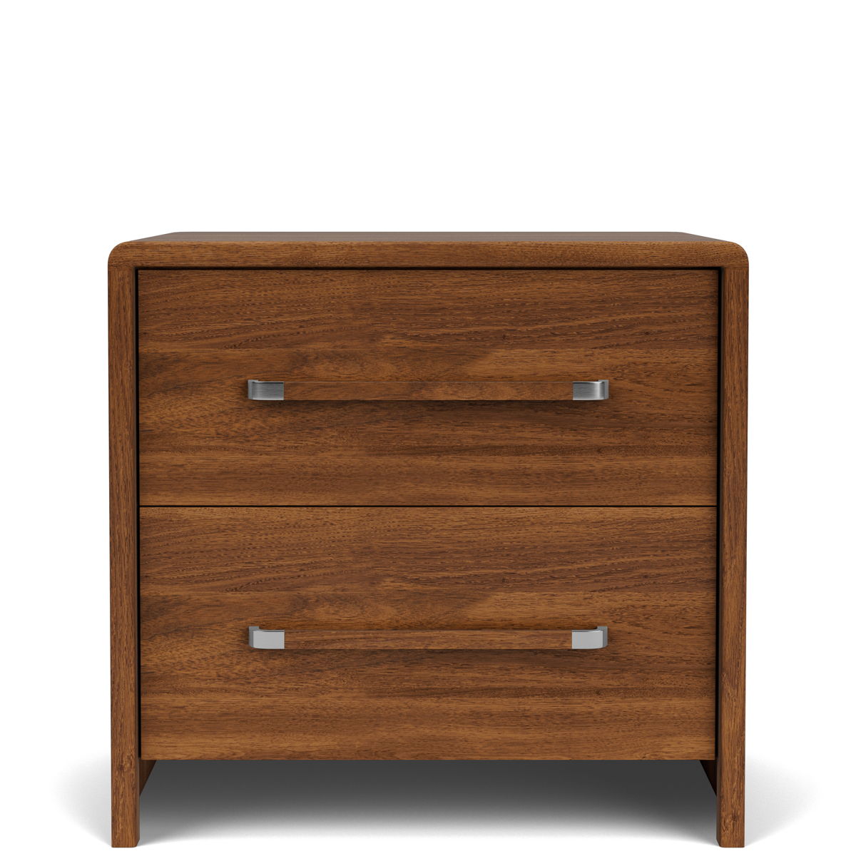 Elsie - 2 Drawer Nightstand - Dark Brown - Image 2