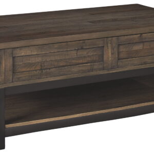 Johurst - LIFT TOP COCKTAIL TABLE - Grayish Brown