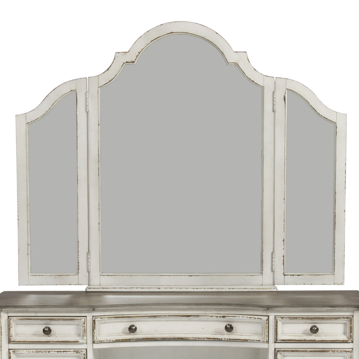 Magnolia Manor - Vanity Mirror - Antique White - Image 4
