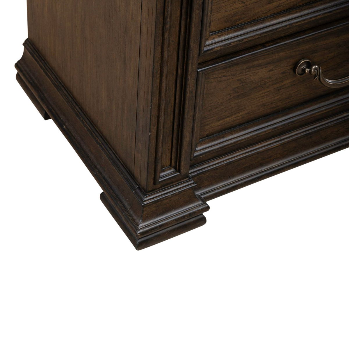 Provence Park - Nightstand With Charging Station - Chateau Brown - Image 10