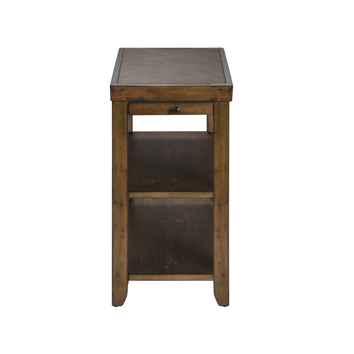 Mitchell - Chair Side Table - Nutmeg