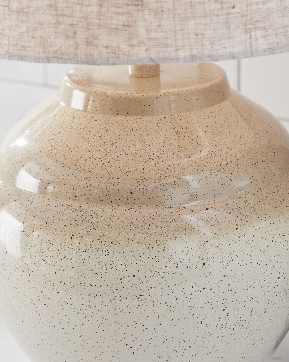 Waldish - Metal Table Lamp - Cream / Beige - Image 2