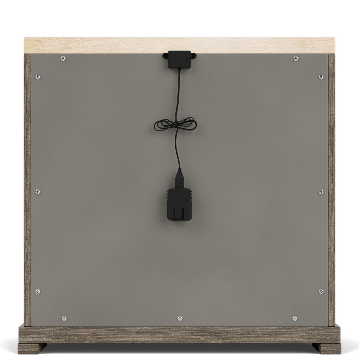 Sariel - Stone Top 3 Drawer Nightstand - Dark Brown - Image 5