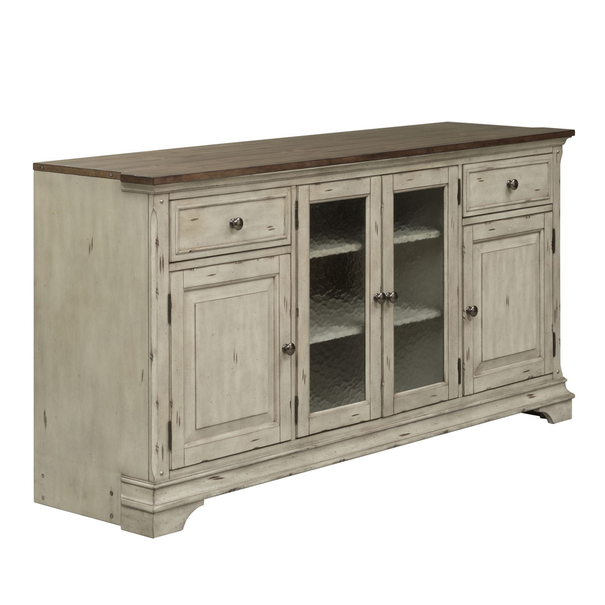 Morgan Creek - Entertainment TV Stand - White - Image 6