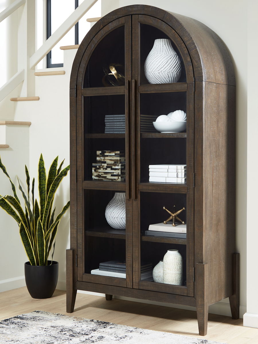 Benhall - Accent Cabinet - Dark Brown - Image 4