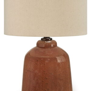 Aaleahya - Glass Table Lamp - Rust