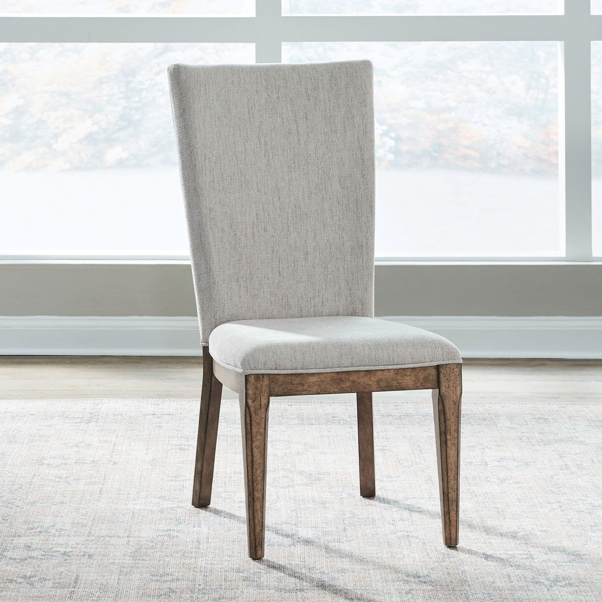 Carolina Park - Upholstered Side Chair (RTA) - Amber Brown