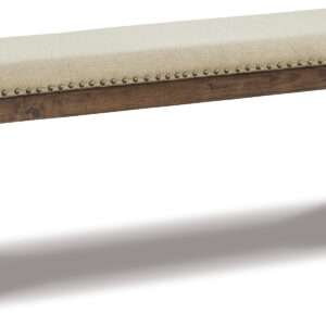 Moriville - Upholstered Bench - Beige
