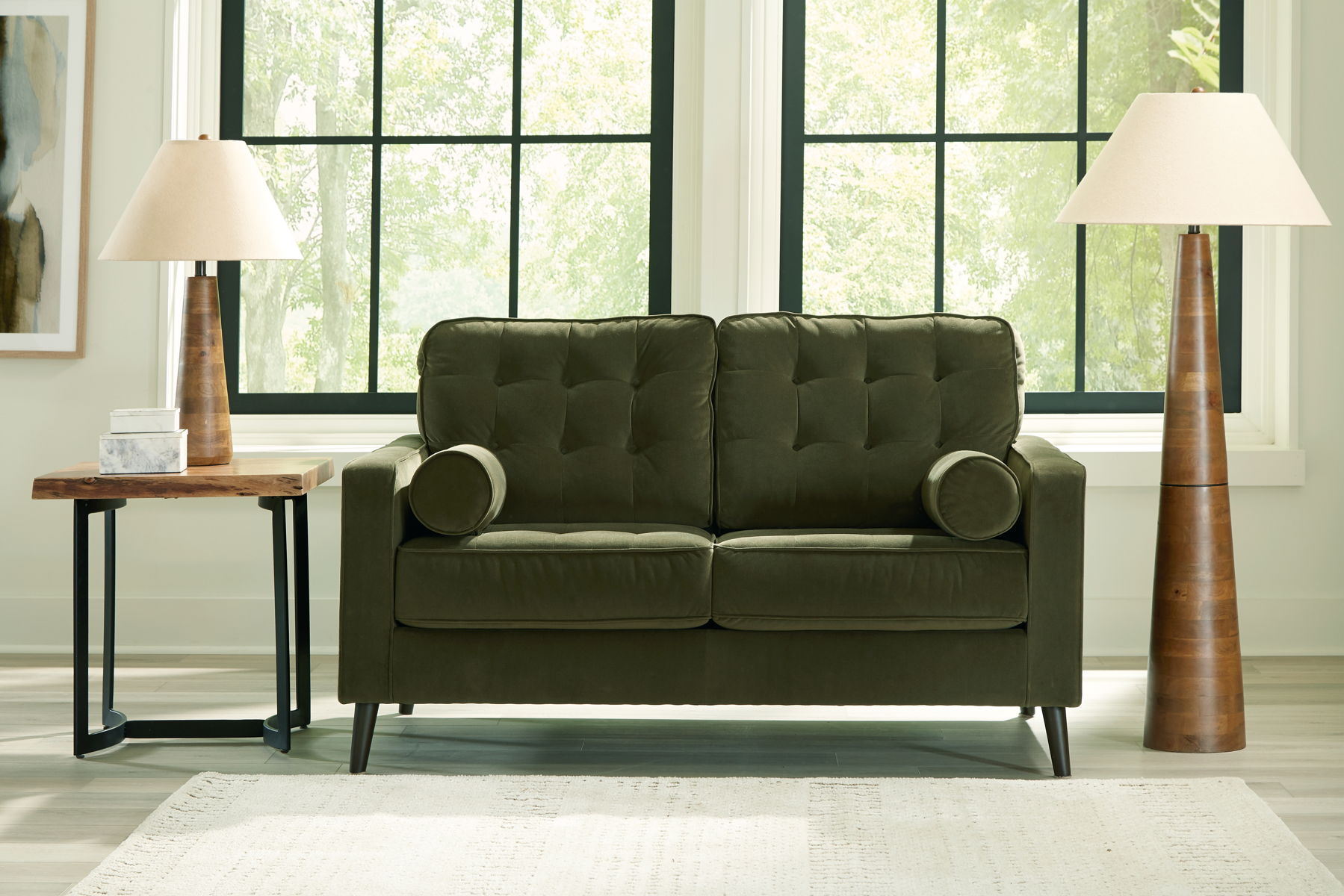 Reveon Lakes - Loveseat - Olive - Image 3