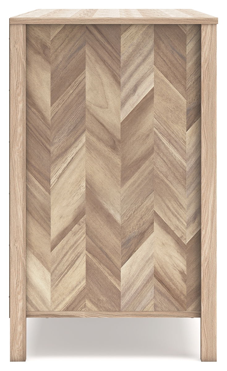 Battelle - Six Drawer Dresser - Tan - Image 6