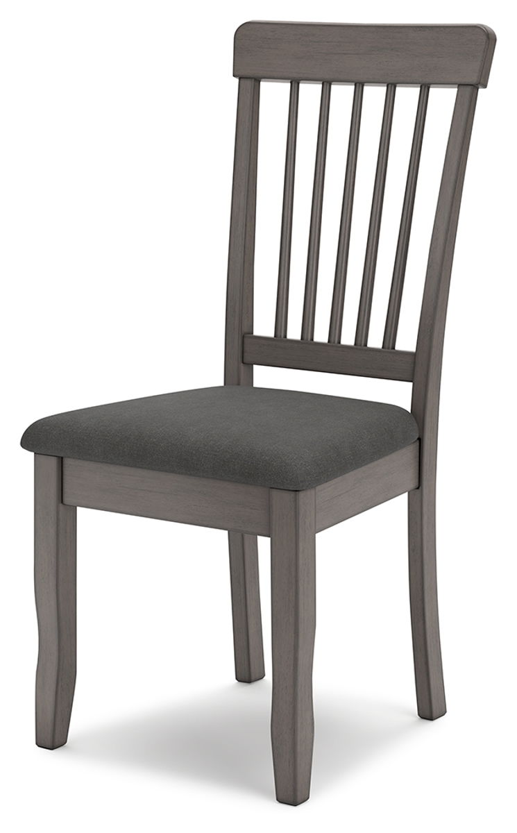 Shullden - Dining Room Side Chair (Set of 2) - Gray - Image 2