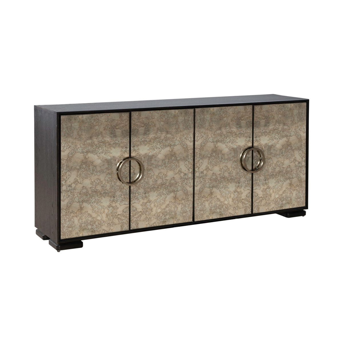 Barlowe - 4 Door Accent Cabinet - Brown - Image 3