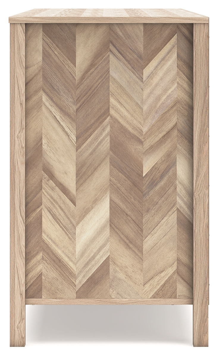 Battelle - Six Drawer Dresser - Tan - Image 7