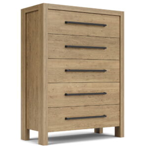 Davie - 5 Drawer Chest - Light Brown