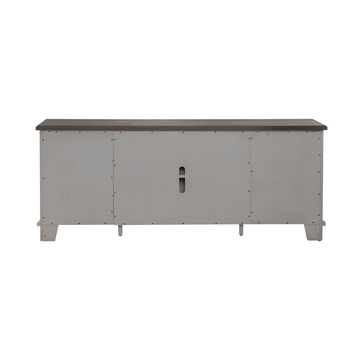 River Place - 75" Entertainment Console - White - Image 5