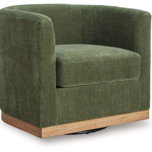 Jersonlow - Swivel Chair - Forest Green