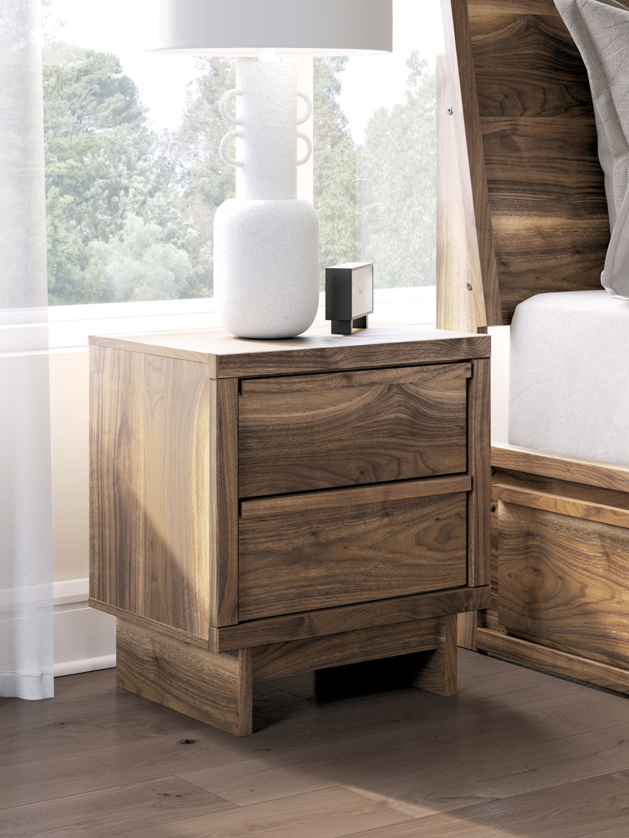Chirason - Two Drawer Night Stand - Brown - Image 5