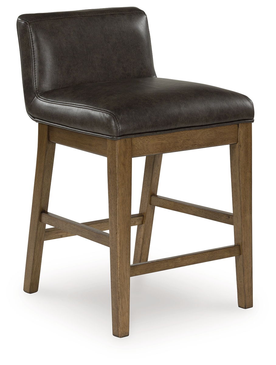 Cabalynn - Upholstered Barstool (Set of 2) - Two-tone Brown - Image 3