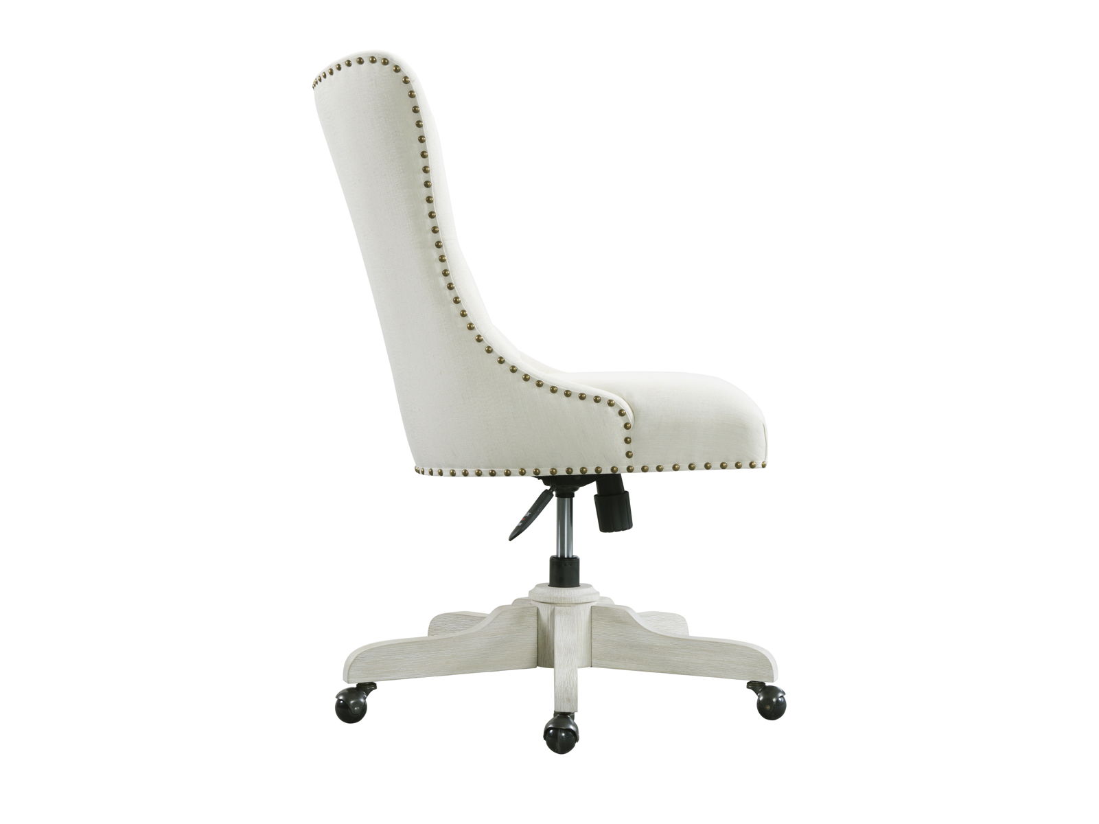 Maisie - Upholstered Desk Chair - Champagne - Image 2