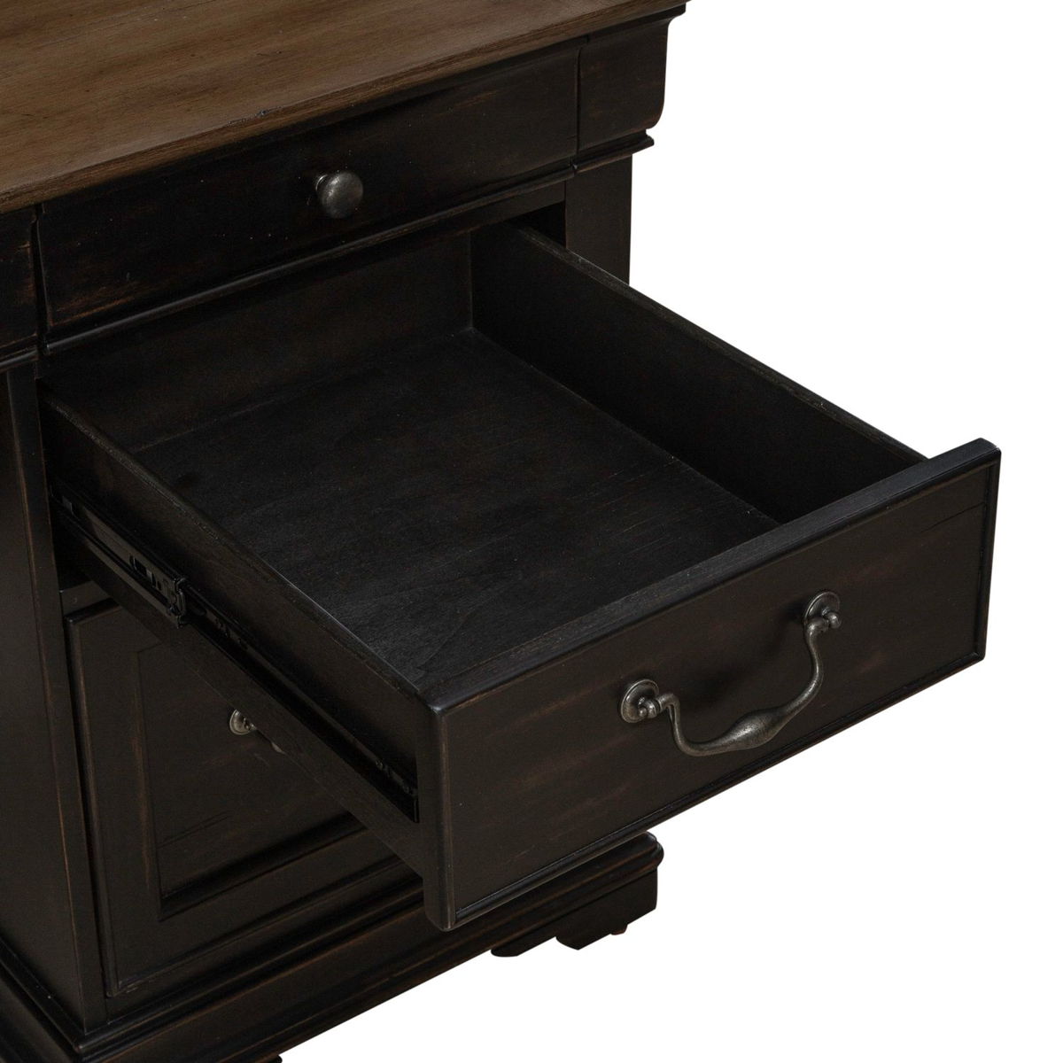 Meritage - Credenza & Hutch - Aged Charcoal - Image 4