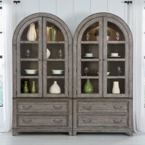 River Place - Bunching Curio (Set of 2) - Riverstone Gray & Tobacco