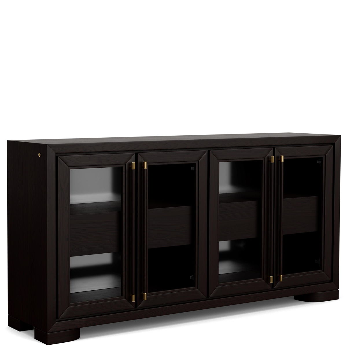 Lydia - Display Sideboard - Dark Brown - Image 2