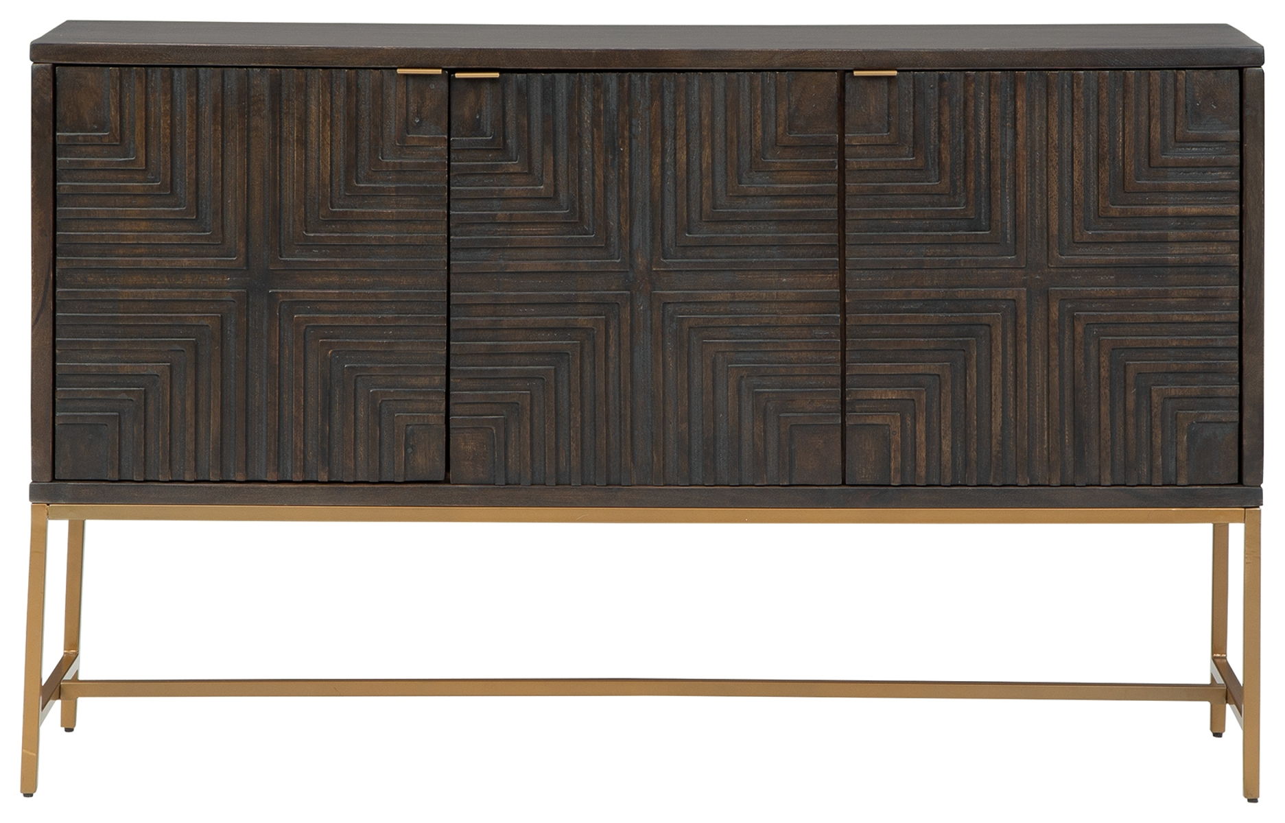 Elinmore - Accent Cabinet - Brown / Gold Finish - Image 2