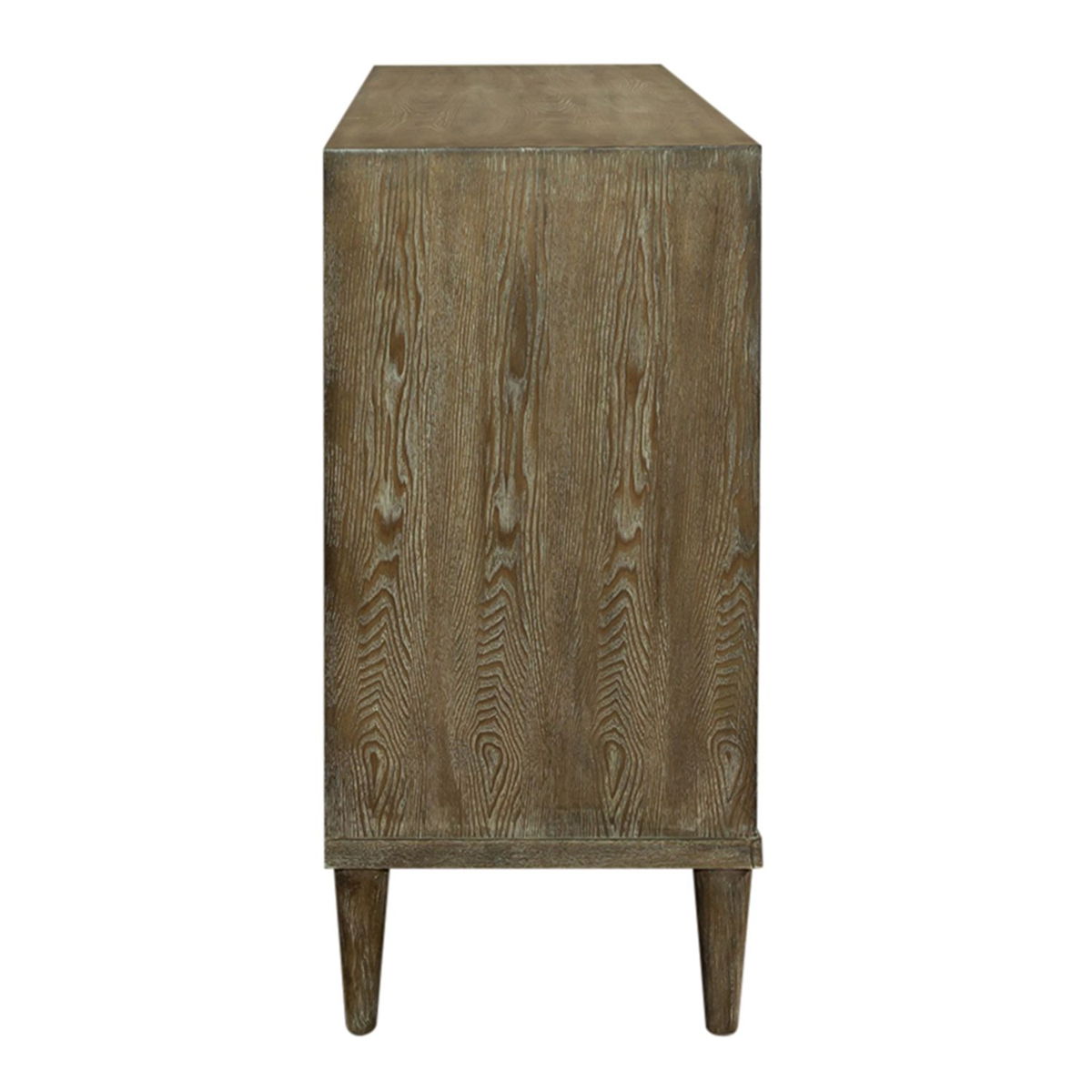 Devonshire - 4 Door Accent Cabinet - Driftwood - Image 3