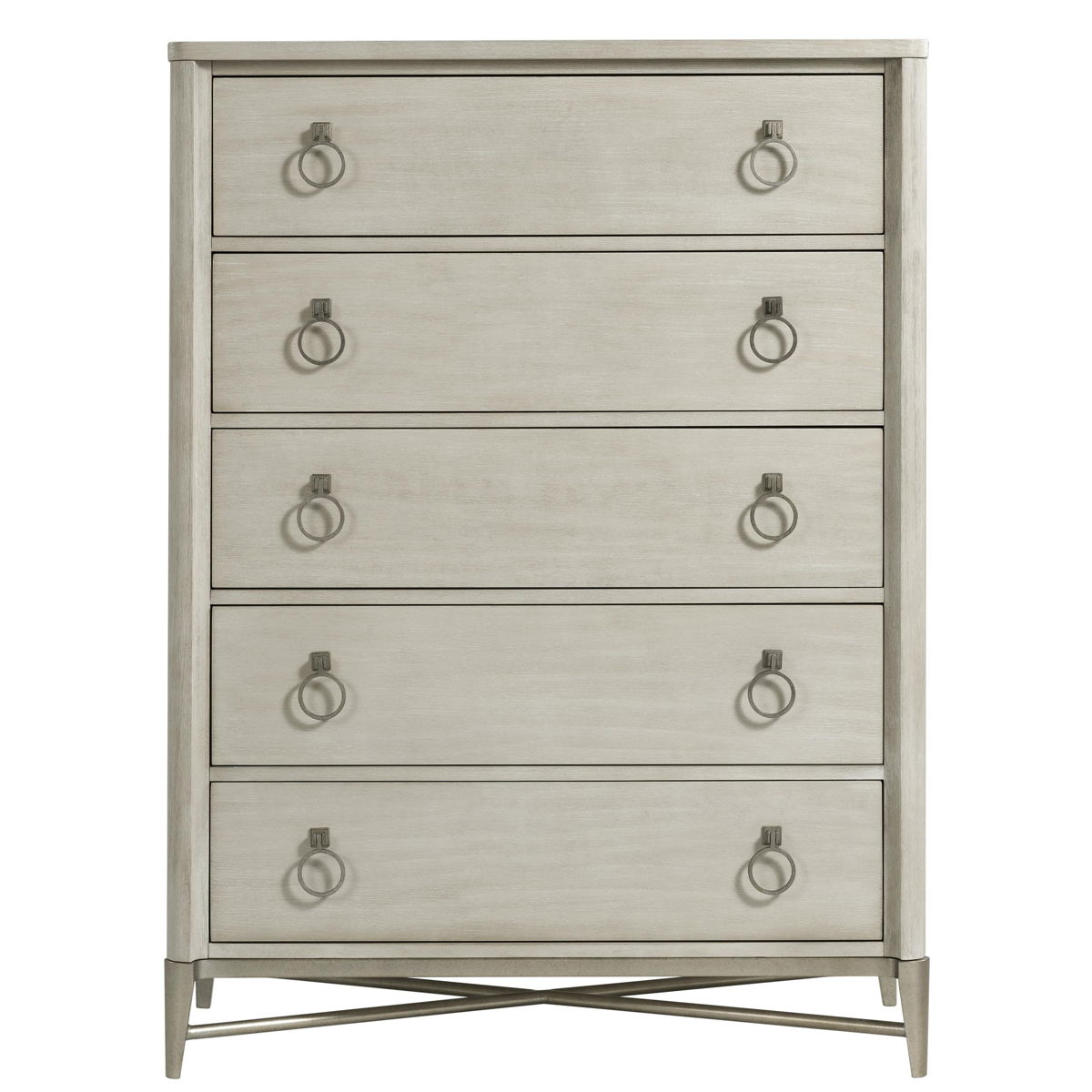 Maisie - 5 Drawer Chest - Champagne - Image 3