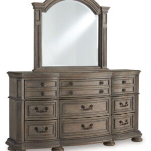 Ardenfield - Dresser And Mirror - Light Brown